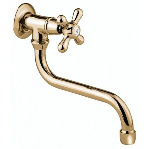 Rubinetto bronzato retrò - rubinetto,