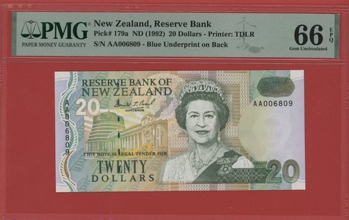 Nuova zelanda dollari - nuova, 20