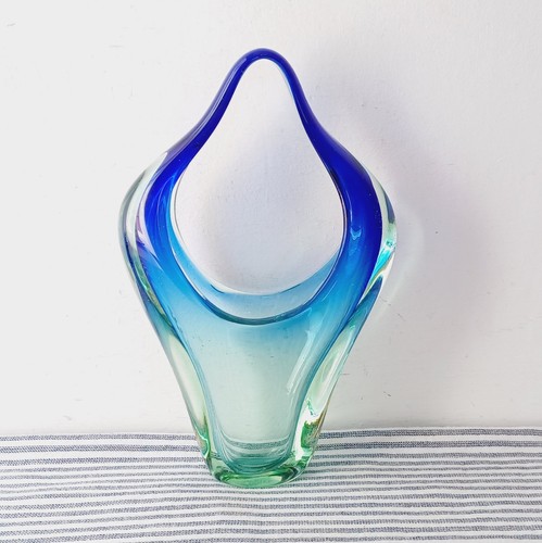 Vaso cesto vetro - , artistico