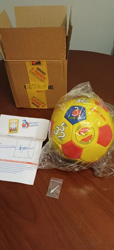 Pallone calcio zafferano - zafferano, 3