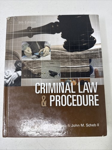 Criminal law procedure 8th - &,