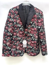 Giacca blazer jacquard uomo