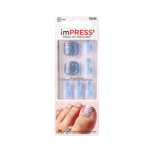 Unghie finte piedi press-on