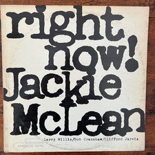 Jackie McLean Right Now! LP