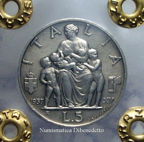 Vittorio emanuele iii 5 lire - vittorio,