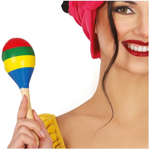 Maracas multicolore legno - in,