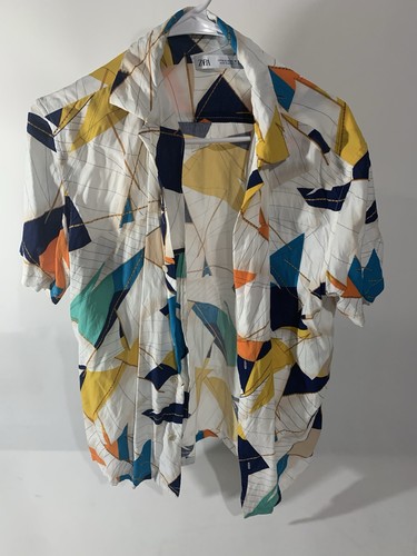 Camicia zara stampa astratta - stampa,
