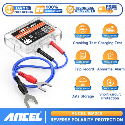Ancel bm200 car 12v battery - ancel,