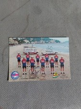  CARTOLINA pubblicitaria CICLISMO lambrusco Giacobazzi biciclette Rauler 1979
