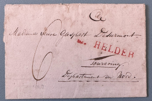 1818 lettre de texel - 1818,