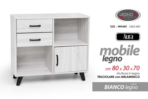 Mobiletto salvaspazio moderno - mobiletto,