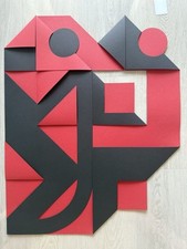 Enrico Castellani - Rosso-Nero - 1999