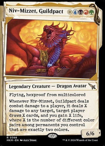Mtg niv mizzet - niv-mizzet,, guildpact