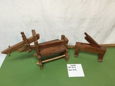 5660 MODELLINO LEGNO GRAMOLA PER PANE E PER CANAPA ANTICHI ATTREZZI MESTIERI