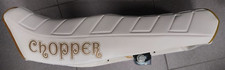 Sella bianca scritta CHOPPER