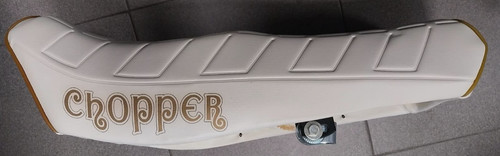 Sella bianca scritta chopper - bianca,