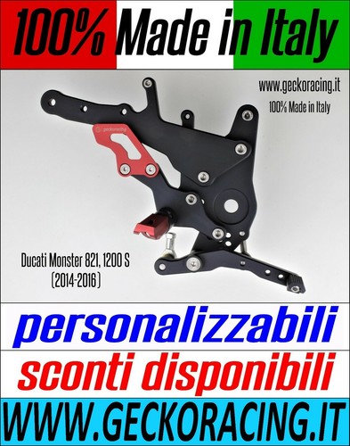 Pedane arretrate regolabili - pedane,