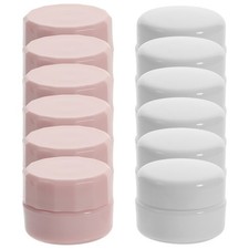  12 Pezzi Barattolo Plastica