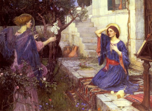 Annunciazione waterhouse - di,
