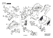 Ricambi Bosch per tosaerba Rotak 43 LI