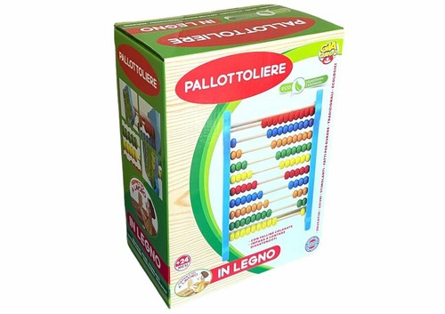 Pallottoliere legno gioco - x, in