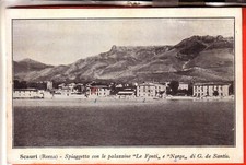 CARTOLINA  SCAURI  FP  NON VIAGGIATA SPIAGGETTA CON PALAZZINE LE FONTI