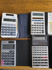 4x Calcolatrice vintage anni