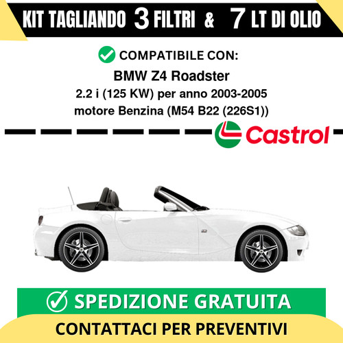Tagliando per bmw roadster - per,