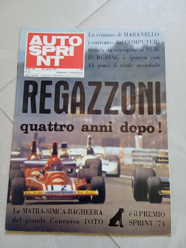 Autosprint settimanale anno