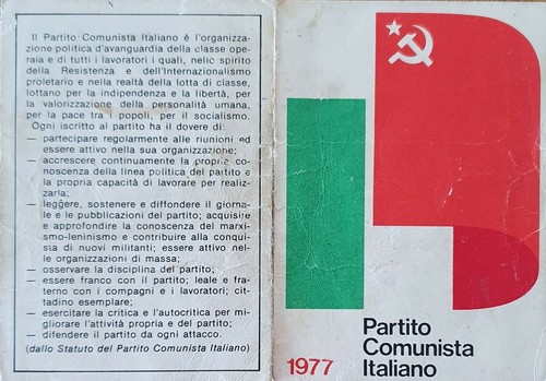 Italian communist party pci - italian,