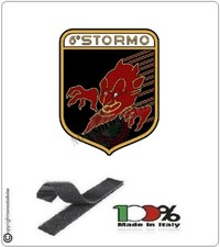 Patch Toppa Ricamata Aeronautica Militare Italiana 6° Stormo Prodotto Ufficiale 