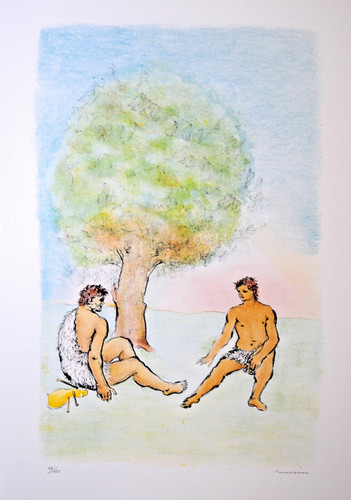 Francesco messina litografia - francesco,