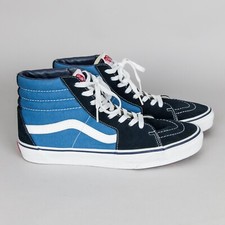 Vans alte - bicolore nero e blu - scarpe uomo - US 11 UK 10.0 EUR 44.5