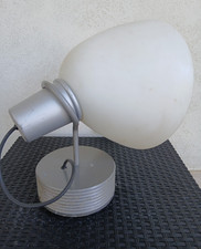 Lampada da Parete Soffitto Tavolo Guzzini Vintage Space Age Bianco Argento Rara