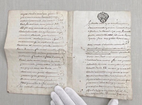 Xviii secolo manoscritto - secolo,