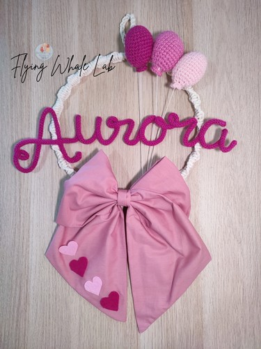 Fiocco nascita bimba nome - fiocco, |
