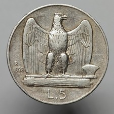 5 Lire 1928 Aquilotto 1