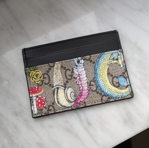 Portacarte gucci con disegno - portacarte,