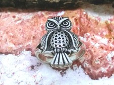 Gufo Civetta Uhu Anello In