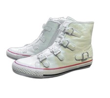 Ash virgin white leather - ash,