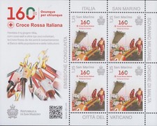 2024 San Marino  Minifoglio Croce Rossa NUOVO