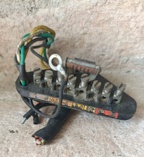 Piastra contatti elettrici morsettiera CARELLO per moto auto originale d'epoca
