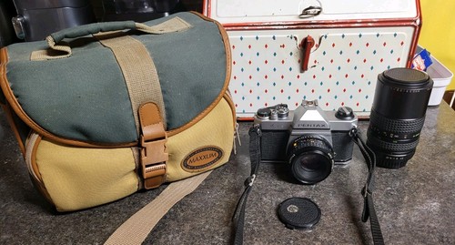 Pentax k1000 35mm slr film - pentax,