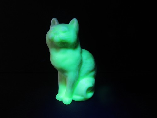 Statuina gatto seduto - , vetro