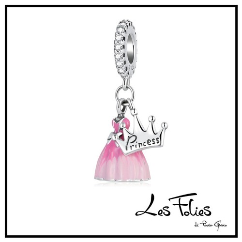 Charm principessa corona - charm,