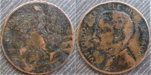Italy centesimi 1909 - , #