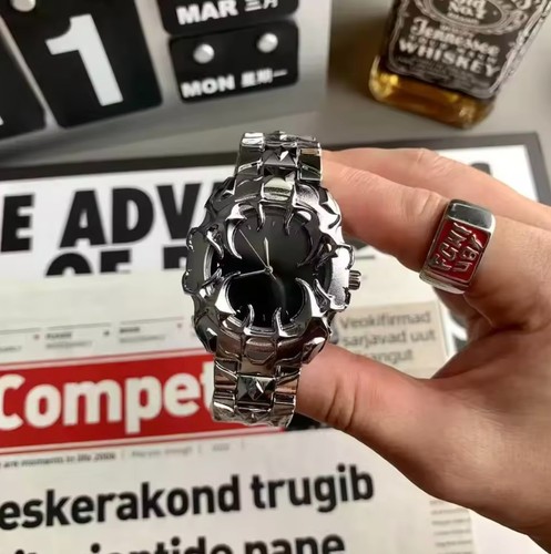 Orologio uomo metallo acciaio - orologio,