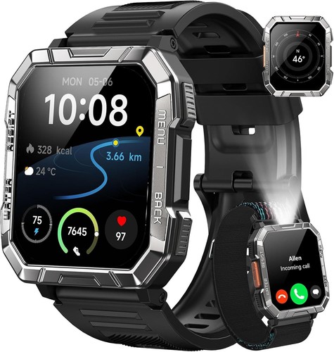 Smartwatch militare uomo con