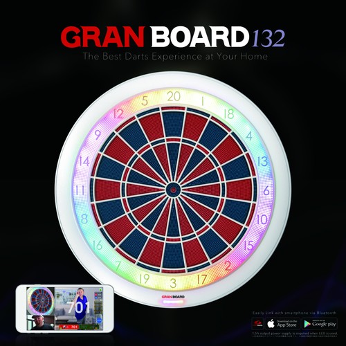 Granboard 132 freccette - 132,