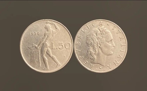 Moneta lire 1956 - moneta,
